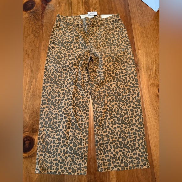 American eagle Stretch Leopard High-Waisted Stovepipe Ankle Size 6 28 Short NEW - Picture 2 of 7